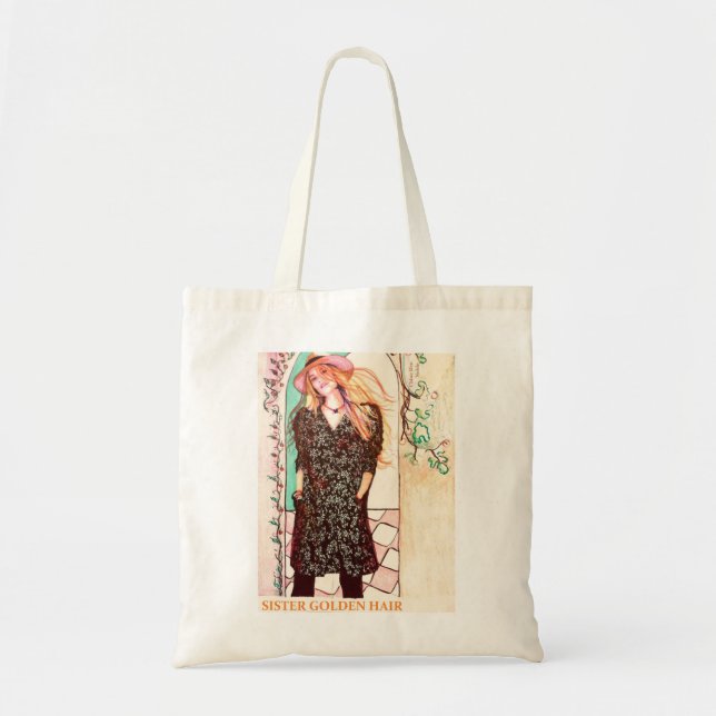 Sister Golden Hair Tote Bag (Front)