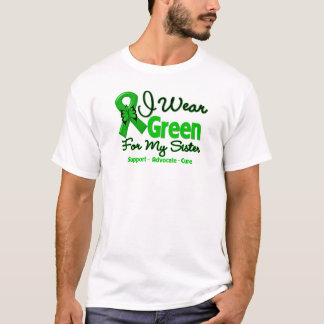 Sister - Green Awareness Ribbon T-Shirt