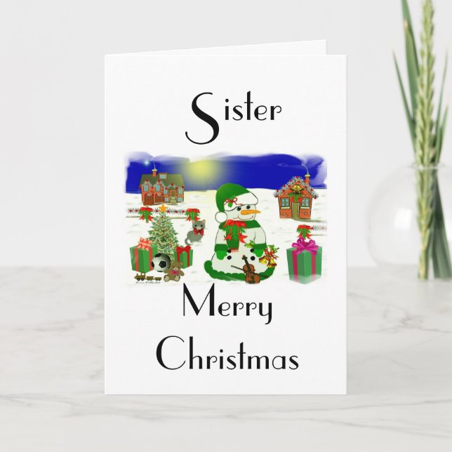 Sister Holiday Card (Front)