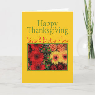 Sister & Husband Thanksgiving Card