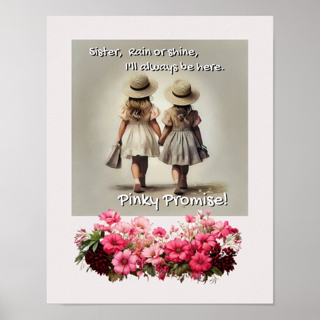 SISTER, I'll always be here, Sister Love Poster (Front)