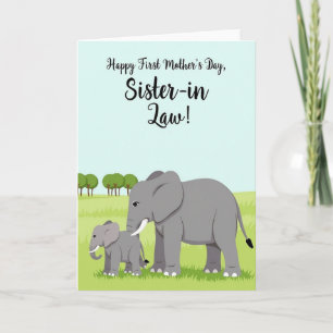 Sister In Law Love Illustration Card