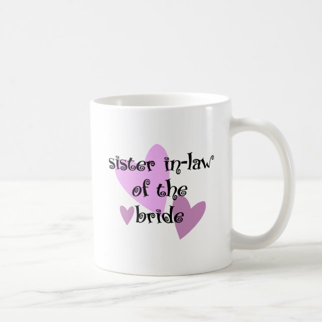 Sister In-Law of the Bride Coffee Mug (Right)