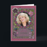 Sister-in-Law, Photo card for a birthday<br><div class="desc">Say Happy Birthday with a delightful scrap-booking crafts effect card. Add a picture of the birthday girl to personalise this wonderful card. With lots of flowers,  butterflies,  and bows,  this card is sure to delight. Copyright Norma Cornes. Please note this is a printed card.</div>