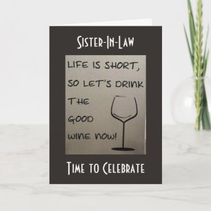 "SISTER-IN-LAW" YOU DESERVE THE BEST BIRTHDAY CARD