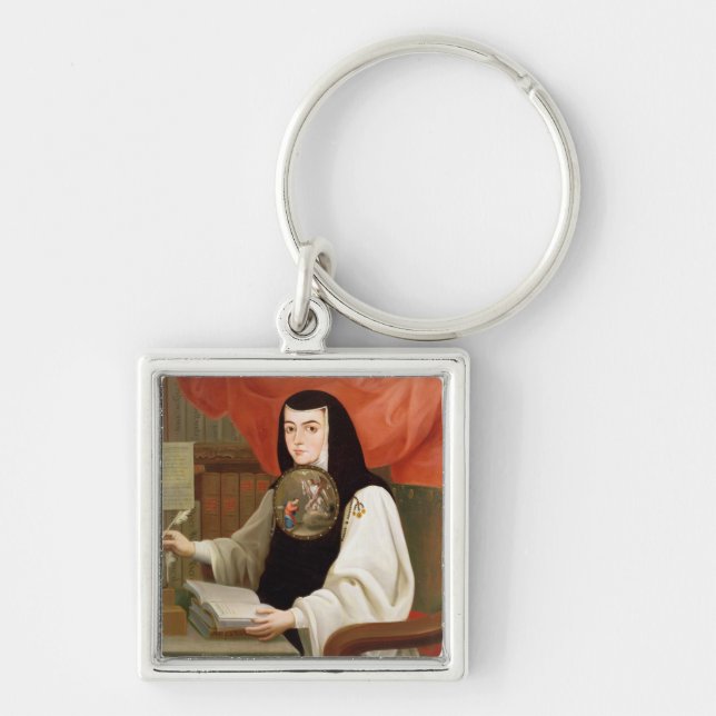 Sister Juana Ines de la Cruz Key Ring (Front)