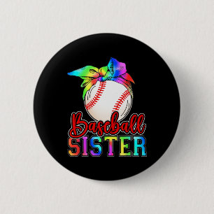 Sister Leopard Heart Mothers Day Girls Women  6 Cm Round Badge