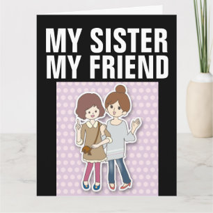 SISTER LOVE YOU THINKING OF YOU GREETING CARDS