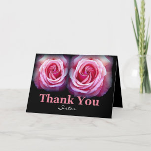SISTER - Maid of Honour Thank You Card