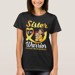 Sister Of A Warrior Childhood Cancer Awareness Bro T-Shirt