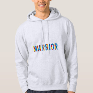 Sister Of A Warrior design. Put the puzzle piece o Hoodie