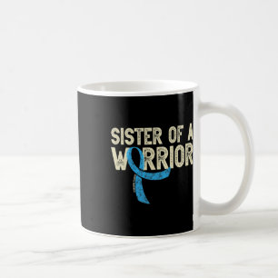 Sister Of A Warrior Diabetic Diabetes Awareness T1 Coffee Mug