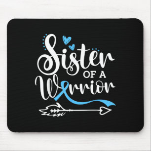 Sister Of A Warrior Prostate Cancer Awareness Mouse Pad