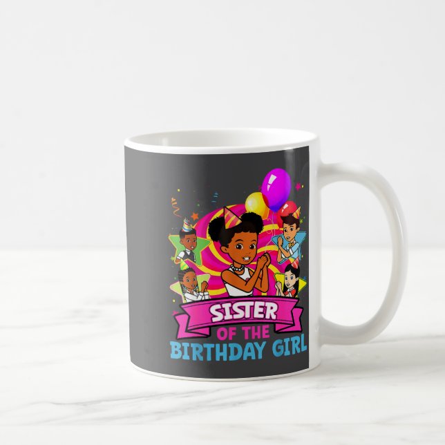 Sister Of Birthday Girl Gracie Nk Doll Family Deco Coffee Mug (Right)