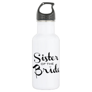 Sister of Bride Black 532 Ml Water Bottle