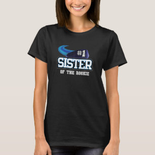 Sister Of Rookie 1st Birthday Hockey Theme Matchin T-Shirt