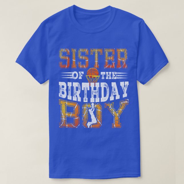 Sister Of The Birthday Boy 1 T-Shirt (Design Front)