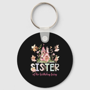 Sister of the birthday fairy magical girl matching key ring