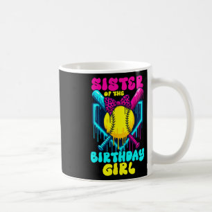 Sister Of The Birthday Girl Softll Ice Cream Drip Coffee Mug