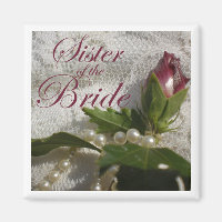 Sister of the Bride Favour Magnet