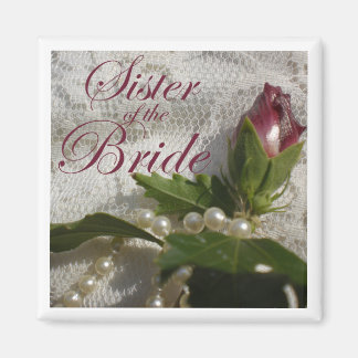 Sister of the Bride Favour Magnet