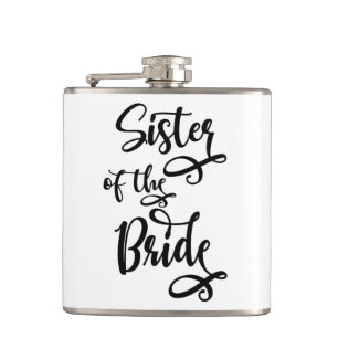 Sister of the Bride Hip Flask