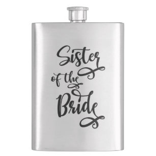 Sister of the Bride Hip Flask