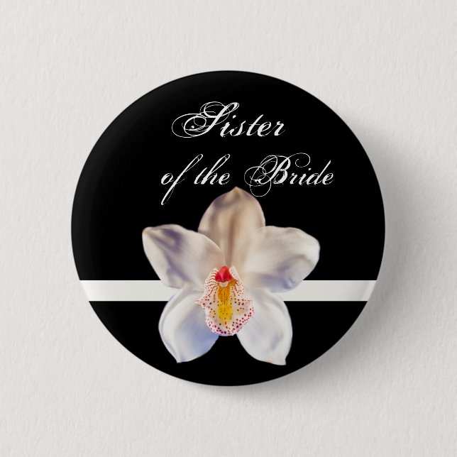 Sister Of The Bride  Wedding ID Badge (Front)
