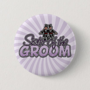 sister of the groom button