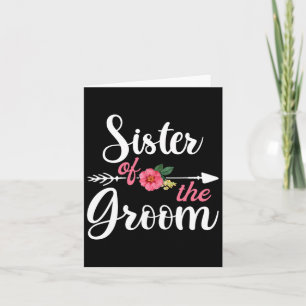 Sister Of The Groom Shirts2 Card