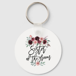 Sister Of The Groom Wedding Inlaw Bridesmaid Honou Key Ring
