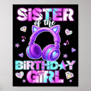 Sister of the k-pop birthday girls korean music poster