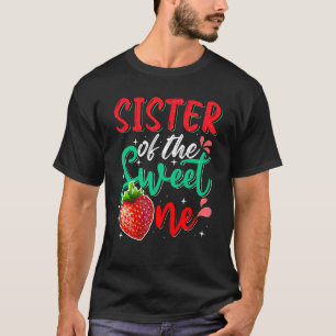 Sister Of The Sweet One Birthday Party Theme Match T-Shirt