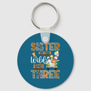 Sister Of The Wild And Three 3rd Birthday Boy Safa Key Ring