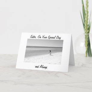 SISTER ON YOUR WEDDING DAY-LOVE/HAPPINESS CARD