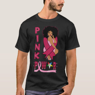 Sister Pink Power Eastern Star Breast Cancer Aware T-Shirt