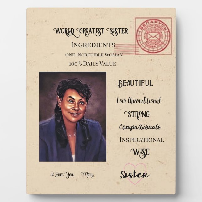 Sister Plaque (Front)