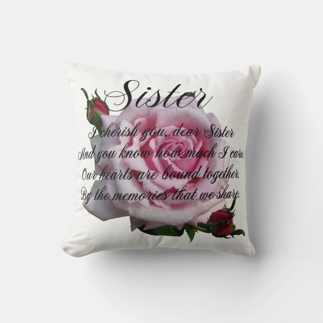 SISTER QUOTE CUSHION (Front)