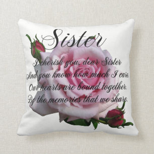 SISTER QUOTE CUSHION