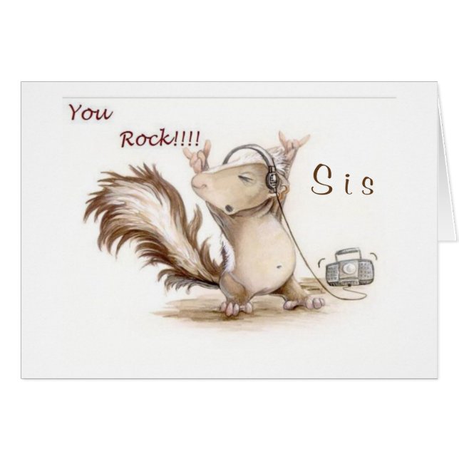 **SISTER** ROCKS AT AND ***ANY AGE*** (Front Horizontal)