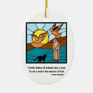 Sister Seraphim Stained Glass- Ornament