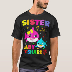 Sister Shark Sister Shark Family Mother's Day T-Shirt