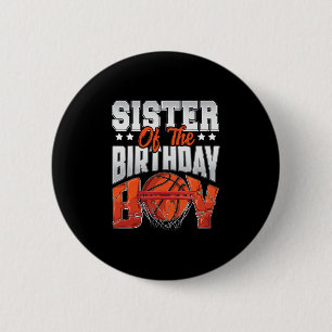 Sister Sketll Birthday Boy Family Ller B-day Party 6 Cm Round Badge