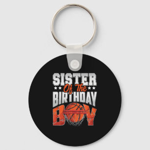 Sister Sketll Birthday Boy Family Ller B-day Party Key Ring