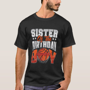 Sister Sketll Birthday Boy Family Ller B-day Party T-Shirt