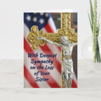 Sister, Sympathy Religious Christian Military Patr