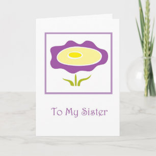 Sister, Thinking of You Card