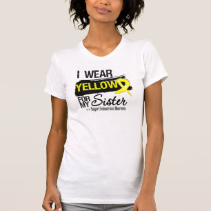 Sister Yellow Ribbon Endometriosis T-Shirt