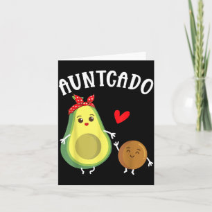 Sistercado Cute Avocado Brother Siblings Dancing Card