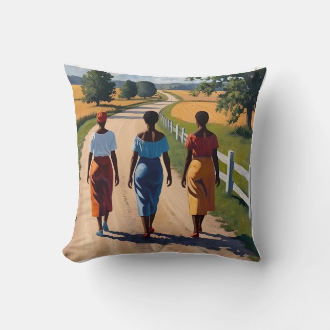 Sisterhood in Motion Cushion (Front)